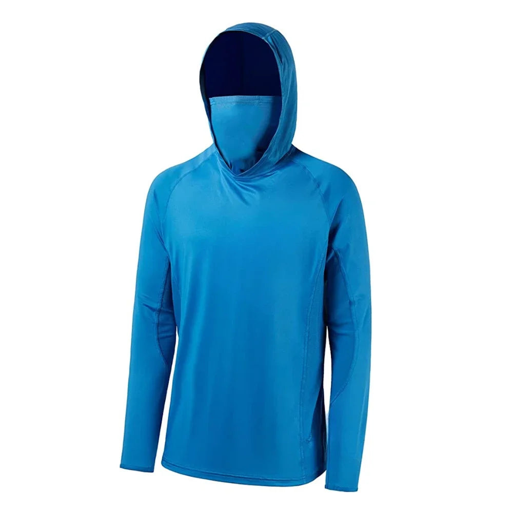Fishing Long Sleeve Hooded Shirt UPF 50+