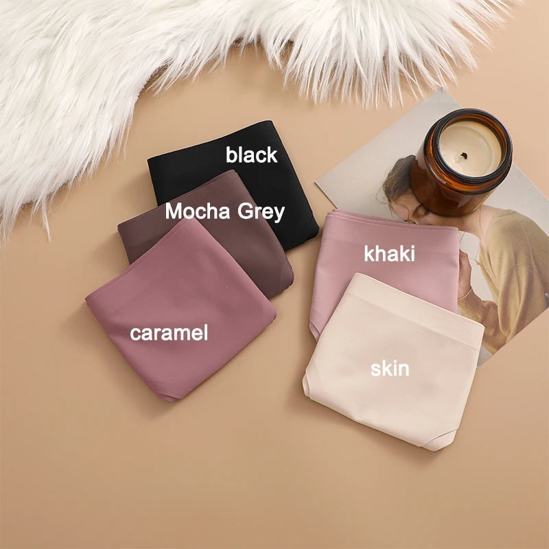 3PCS/SET Seamless Ice Silk Panties