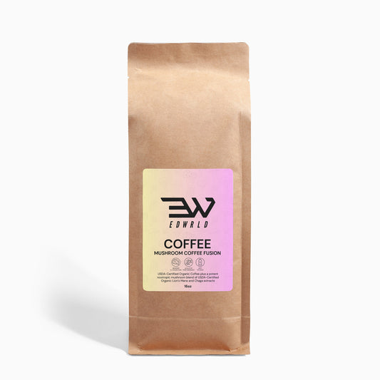 Mushroom Coffee Fusion - Lví hříva &amp; Chaga 16oz