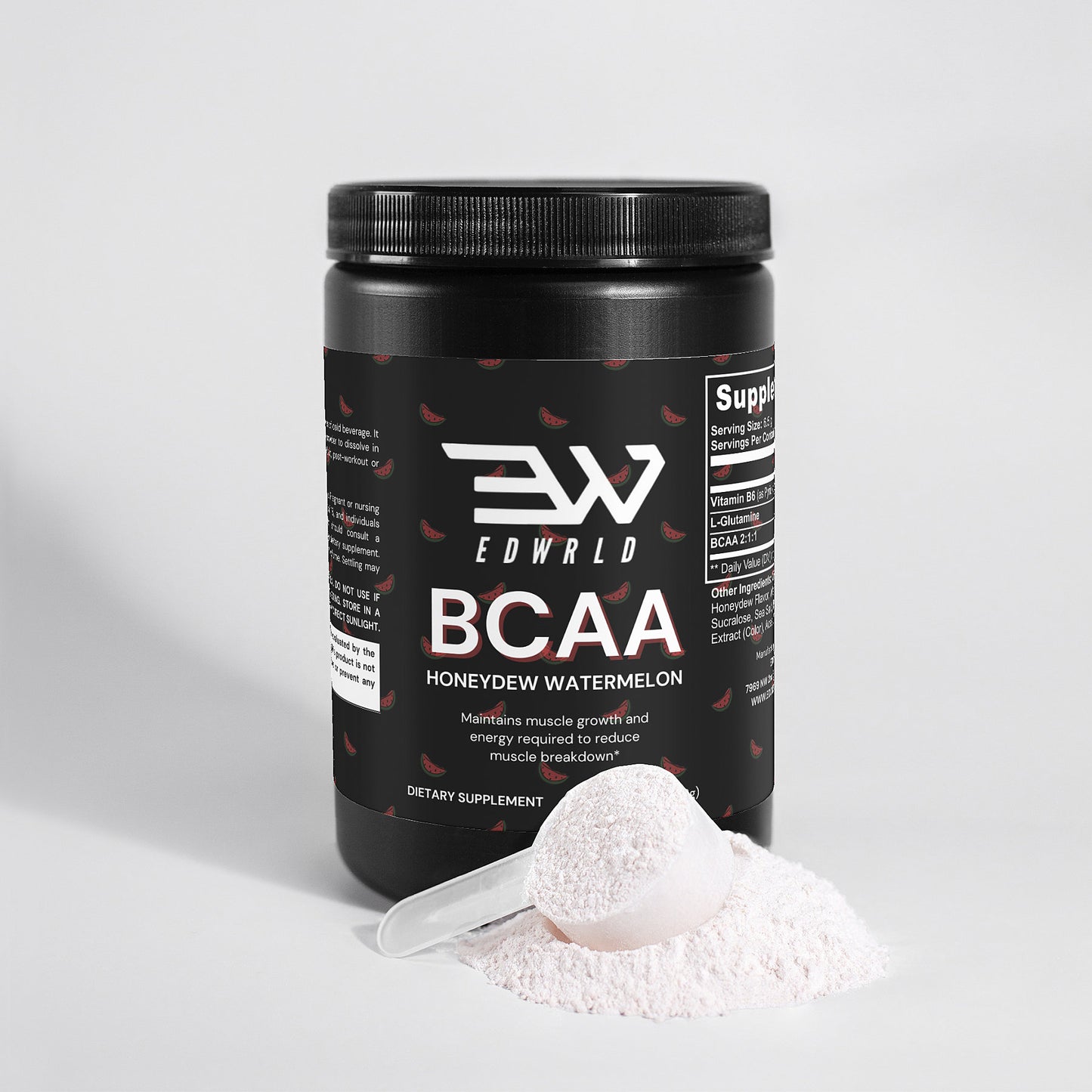 BCAA en polvo para después del entrenamiento (melaza/sandía)