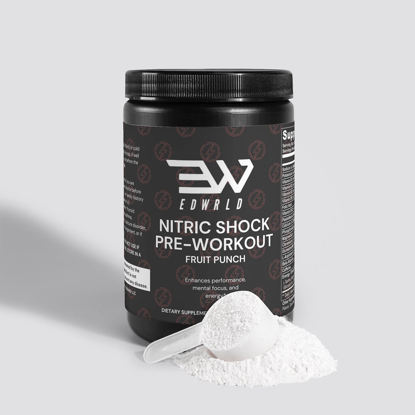 Nitric Shock Pre-Workout Powder (Fruit Punch)