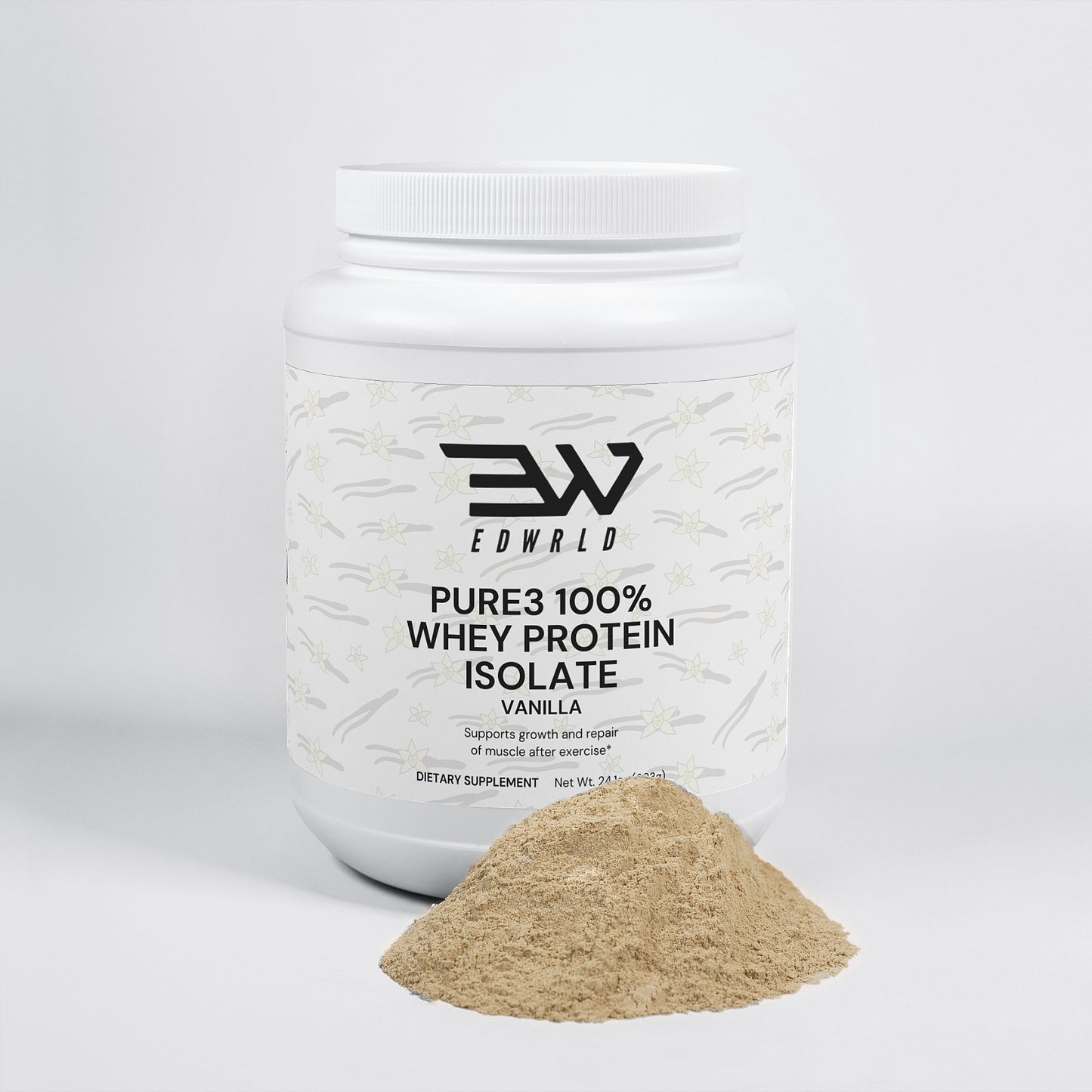 Pure3 100% Whey Protein Isolate (Vanilla)