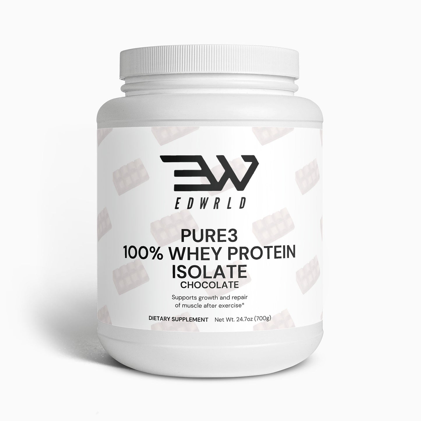 Pure3 100% Whey Protein Isolate (Chocolate)