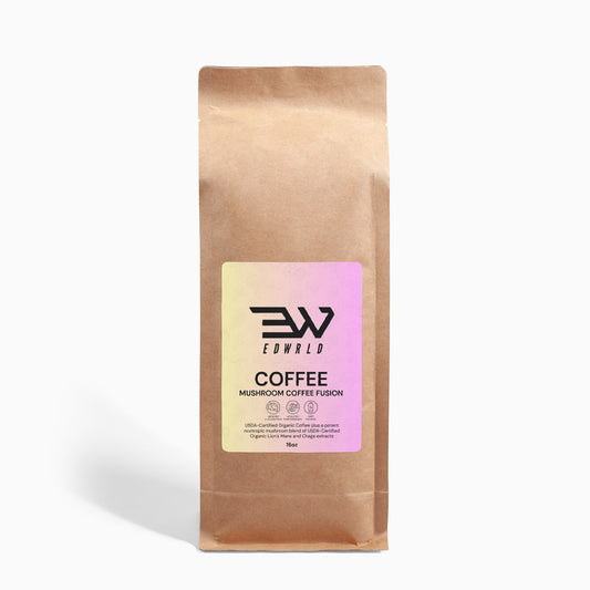 Mushroom Coffee Fusion - Lion’s Mane & Chaga 16oz