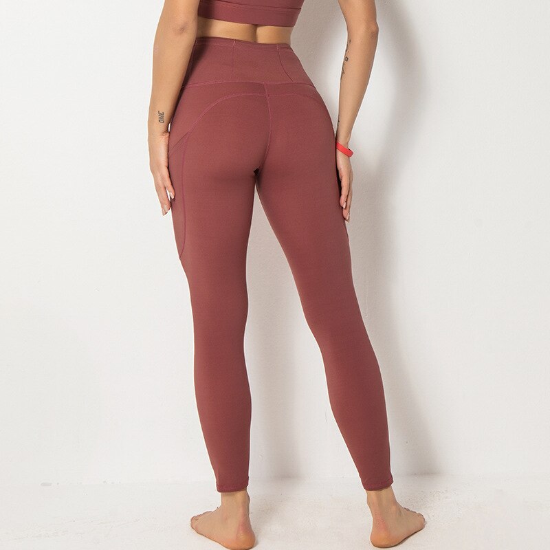 High Waist Yoga Pants with Pocket