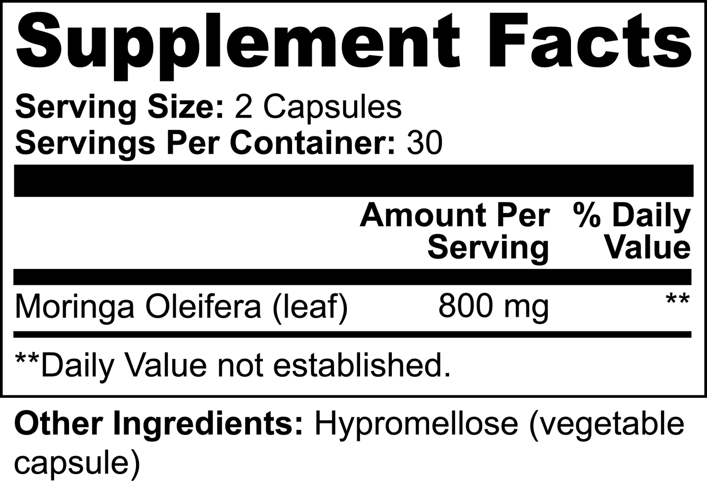 Moringa čistá