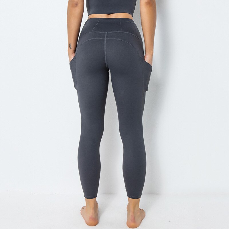 High Waist Yoga Pants with Pocket