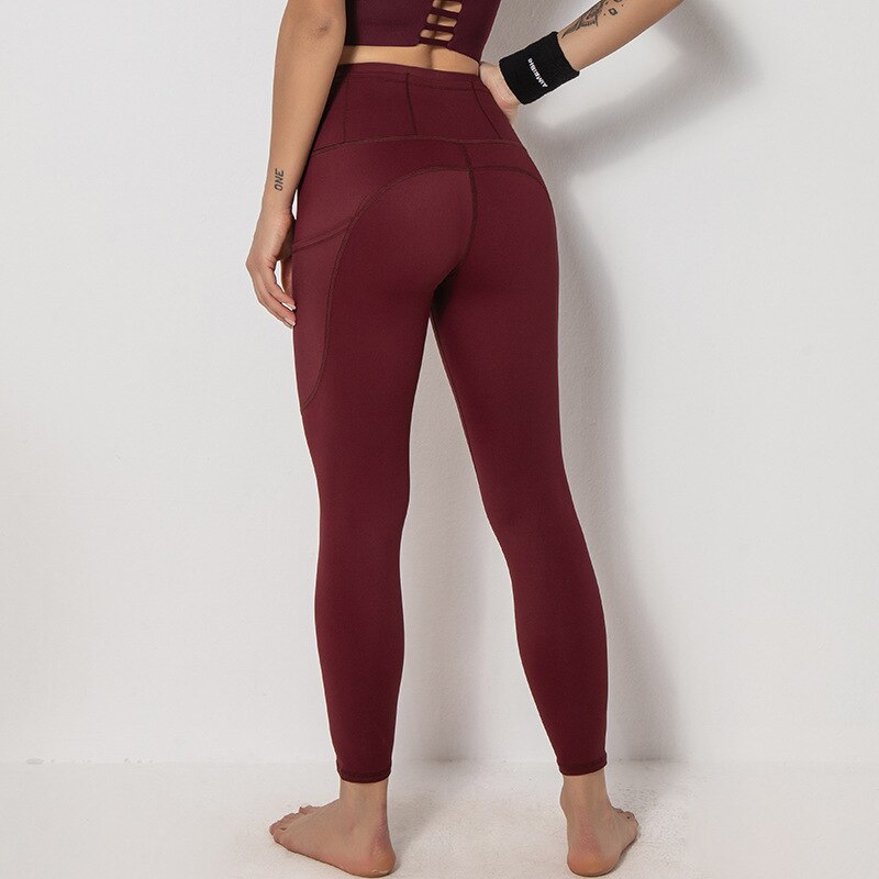 High Waist Yoga Pants with Pocket