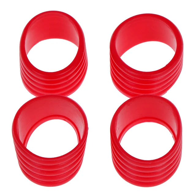 4pcs Tennis Racket Stretchable Rubber Ring