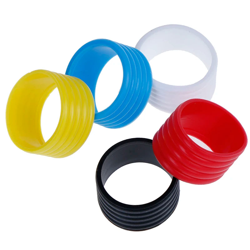 4pcs Tennis Racket Stretchable Rubber Ring