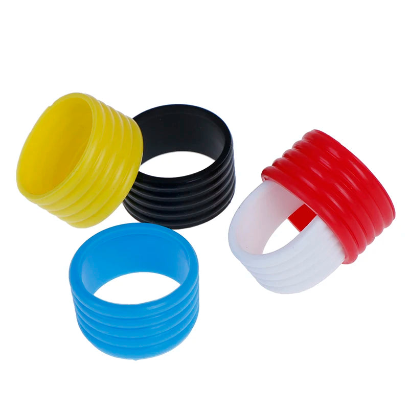 4pcs Tennis Racket Stretchable Rubber Ring