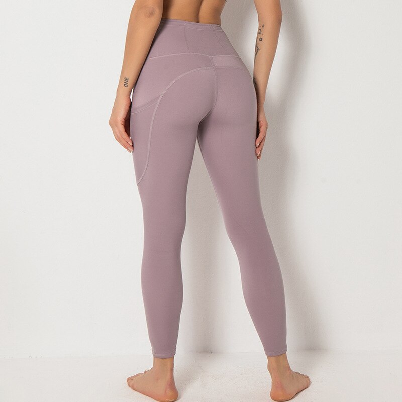 High Waist Yoga Pants with Pocket