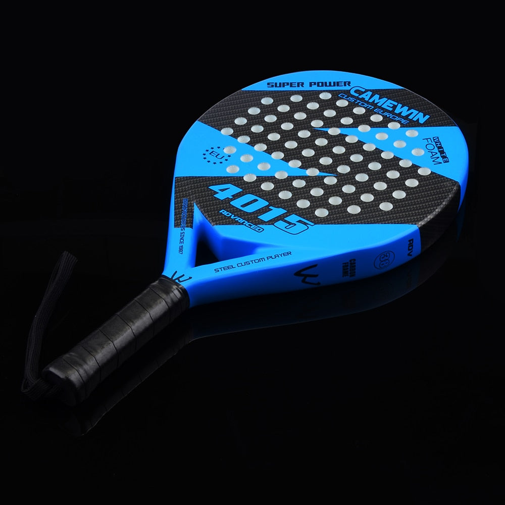 Carbon and Glass Fiber Padel Racquet with Bag Cover