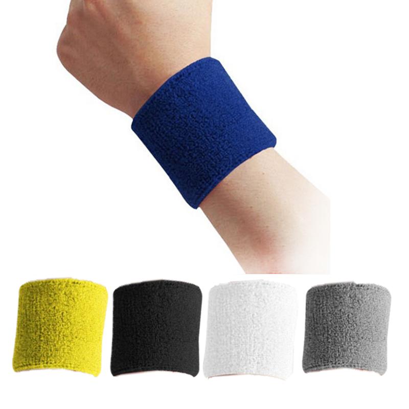 1Pcs Cotton Sport Wristband Brace Wrap Bandage