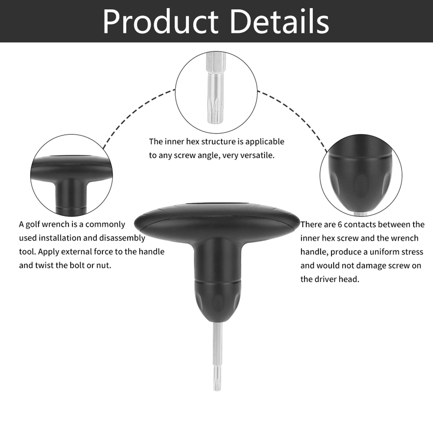 Adjustment Tool Driver Wrench Screwdriver Golf