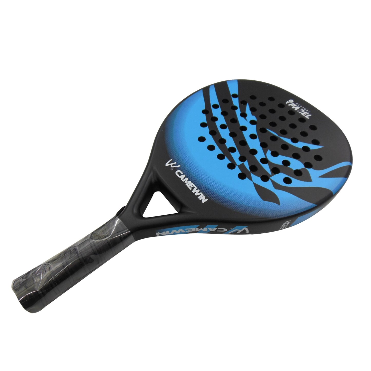 CAMEWIN Padel Professional Carbon Fiber Soft EVA Face Racquet with Bag Cover