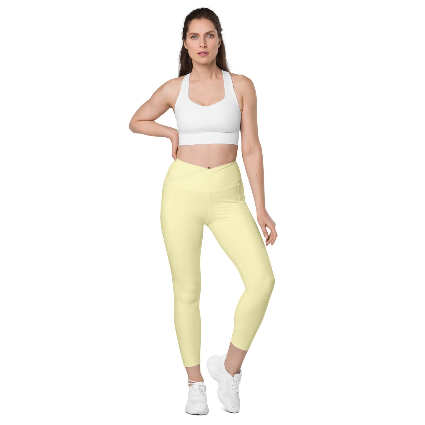 Legging cruzado con bolsillos