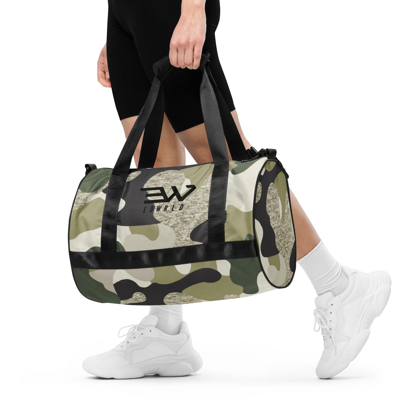 EDWRLD Bolsa de deporte de camuflaje