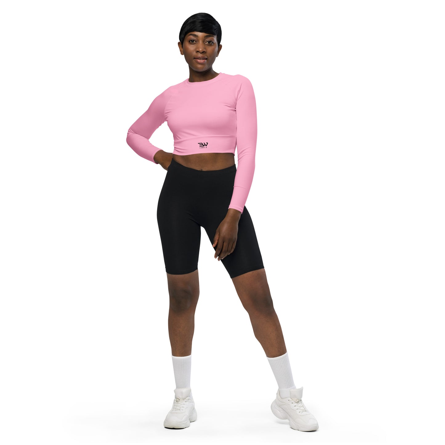 EDWRLD Recycled long-sleeve crop top