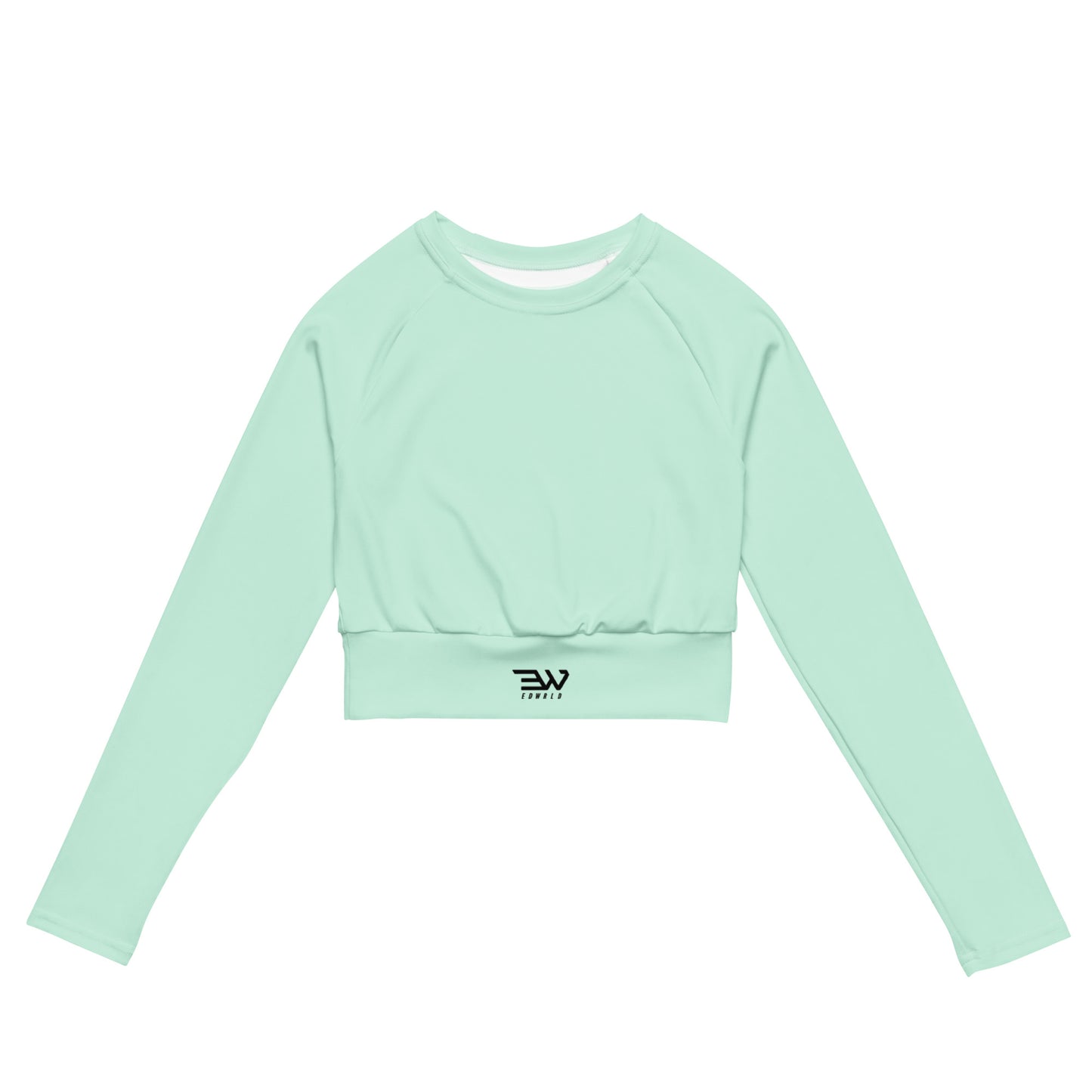 EDWRLD Recycled long-sleeve crop top