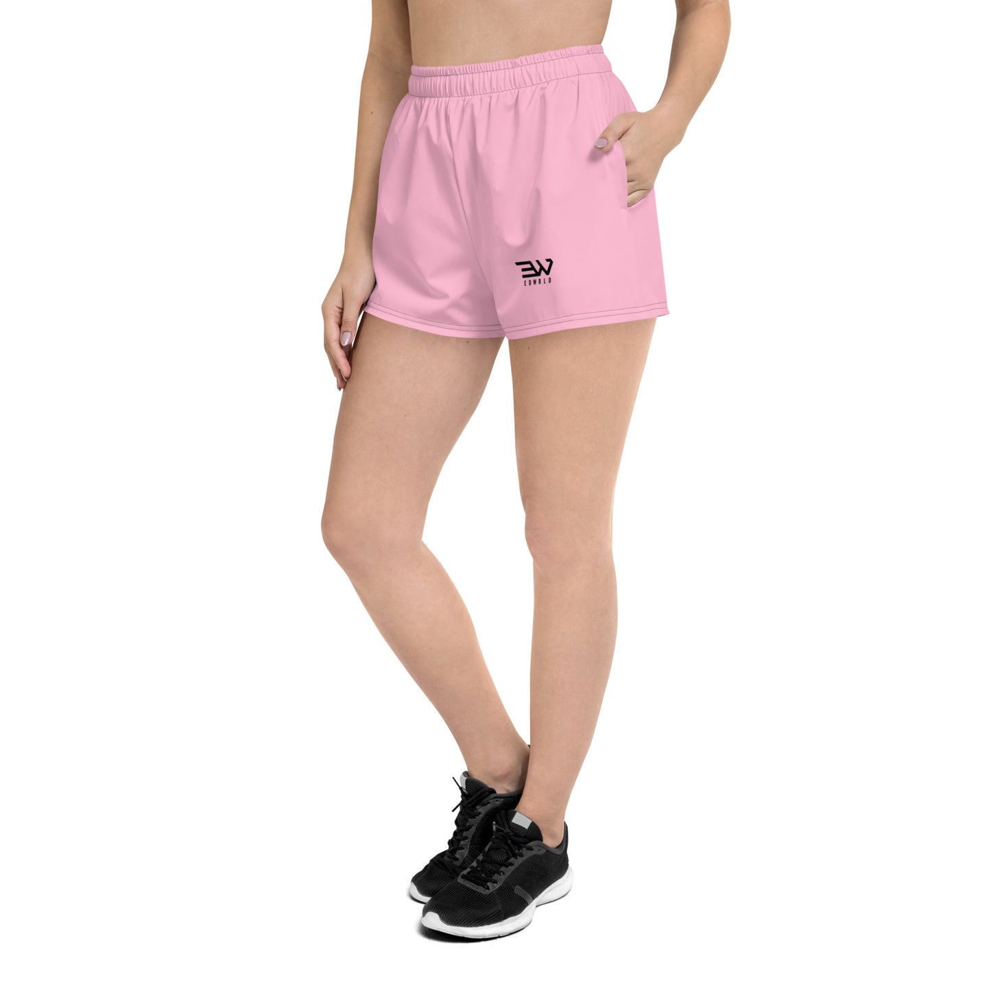 EDWRLD Pantalones cortos deportivos reciclados para mujer