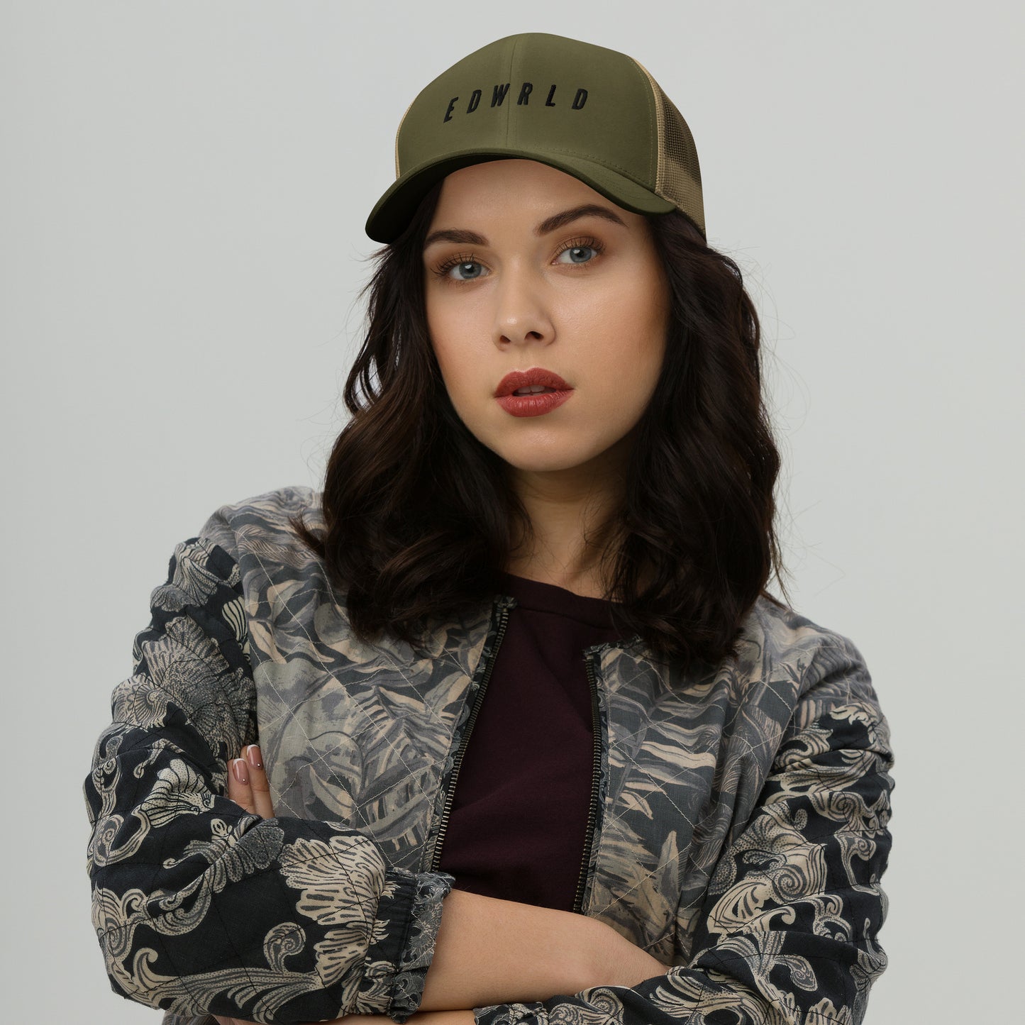 EDWRLD Camo Trucker Cap