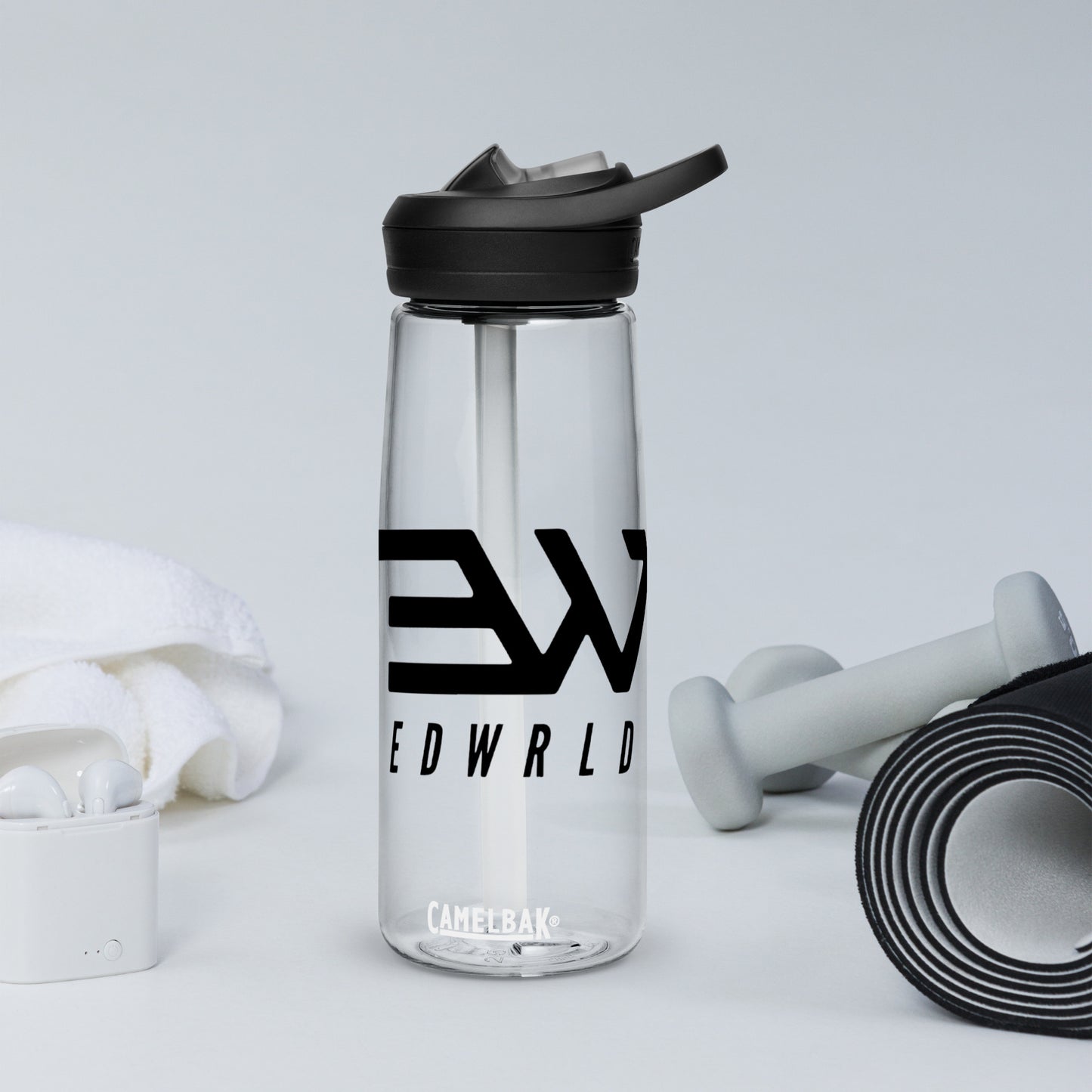 EDWRLD Botella de agua deportiva